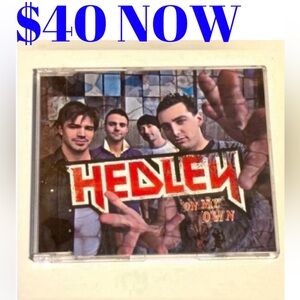 Rare Hedley Whole Band Signed
2005 On My Own Single Debut Music CD Album